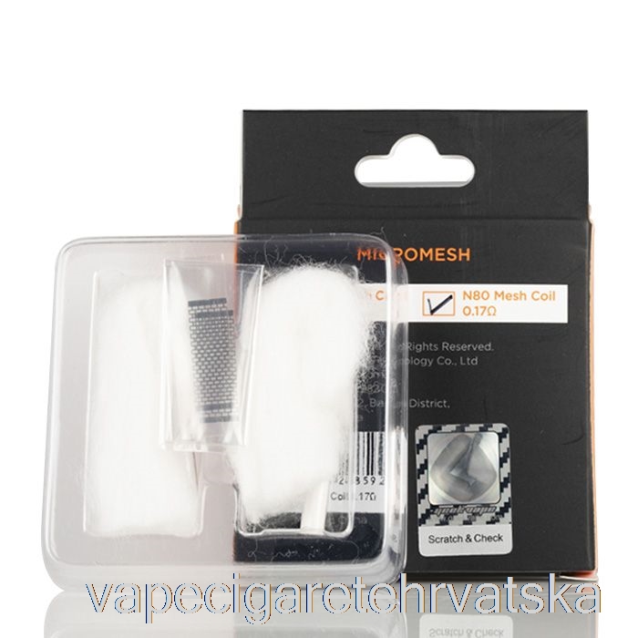 Vape Hrvatska Geek Vape Zeus X Micromesh Sheet Coils (2 Lista) 0.17ohm Ni80 Micromesh Coils